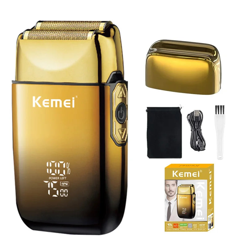 Kemei KM-TX10 USB Charging Electric Shaver For Men