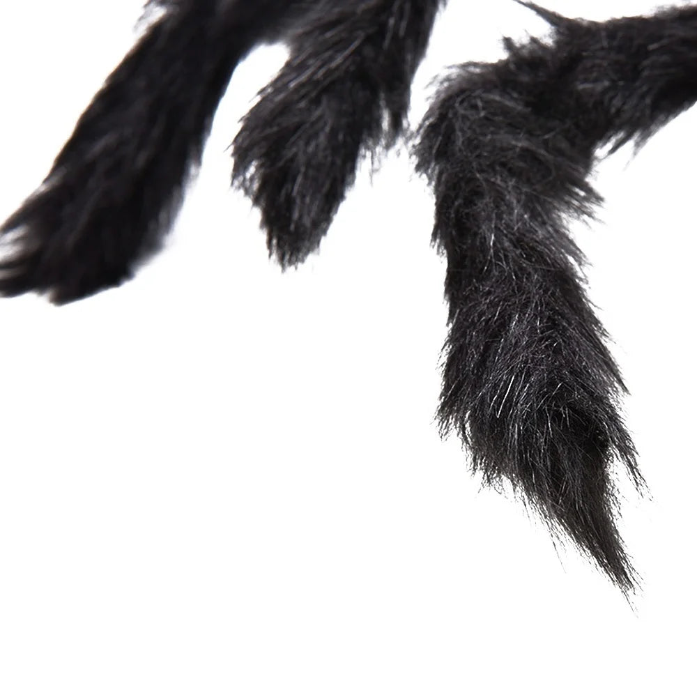 Halloween Plush Simulation Spider Colorful Black Ghost House