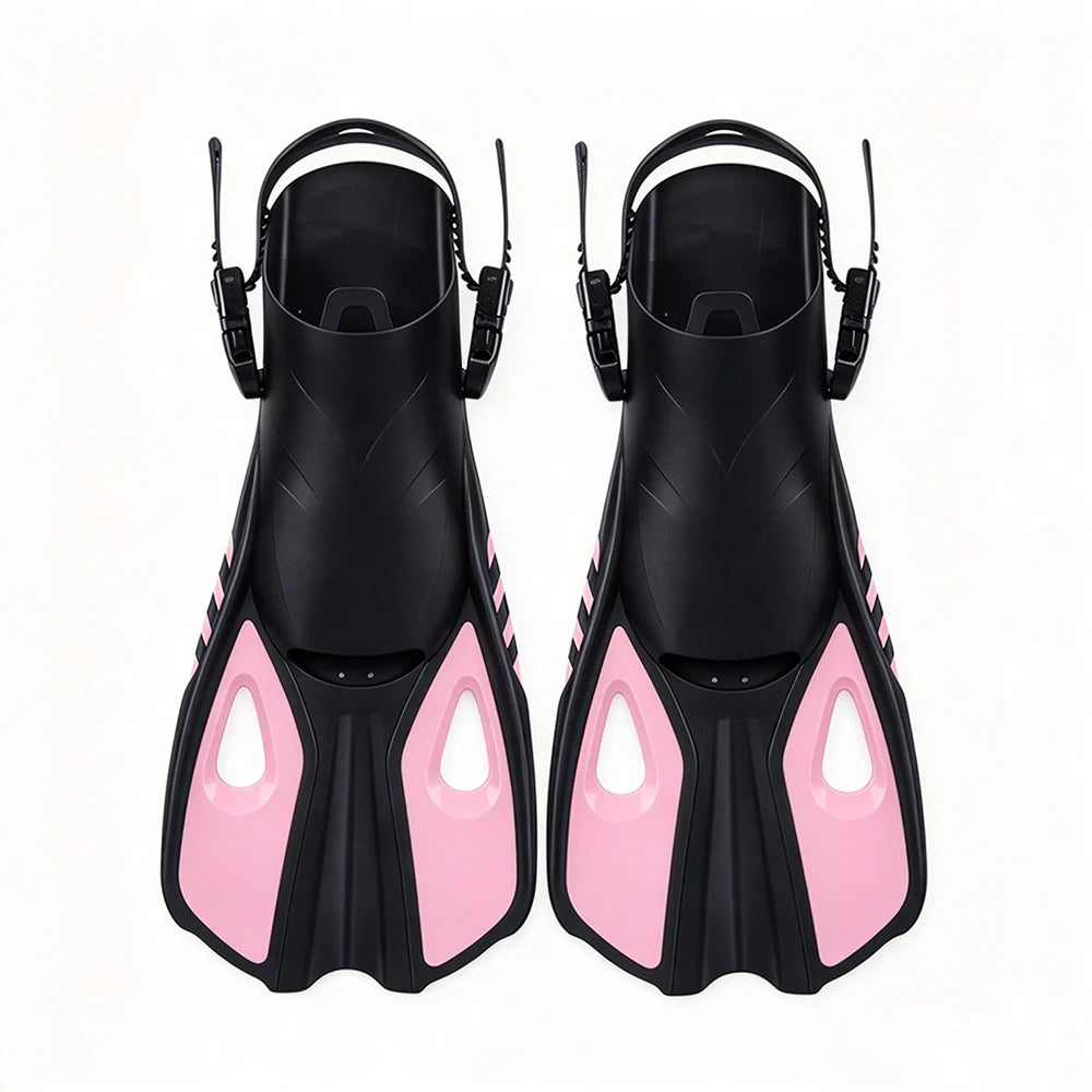 Snorkel Fins Swim Flippers Short Diving Frog Shoes Duck Webs