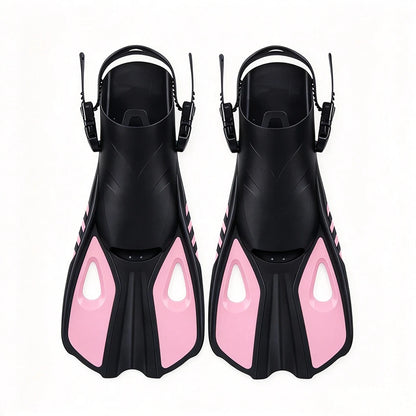 Snorkel Fins Swim Flippers Short Diving Frog Shoes Duck Webs