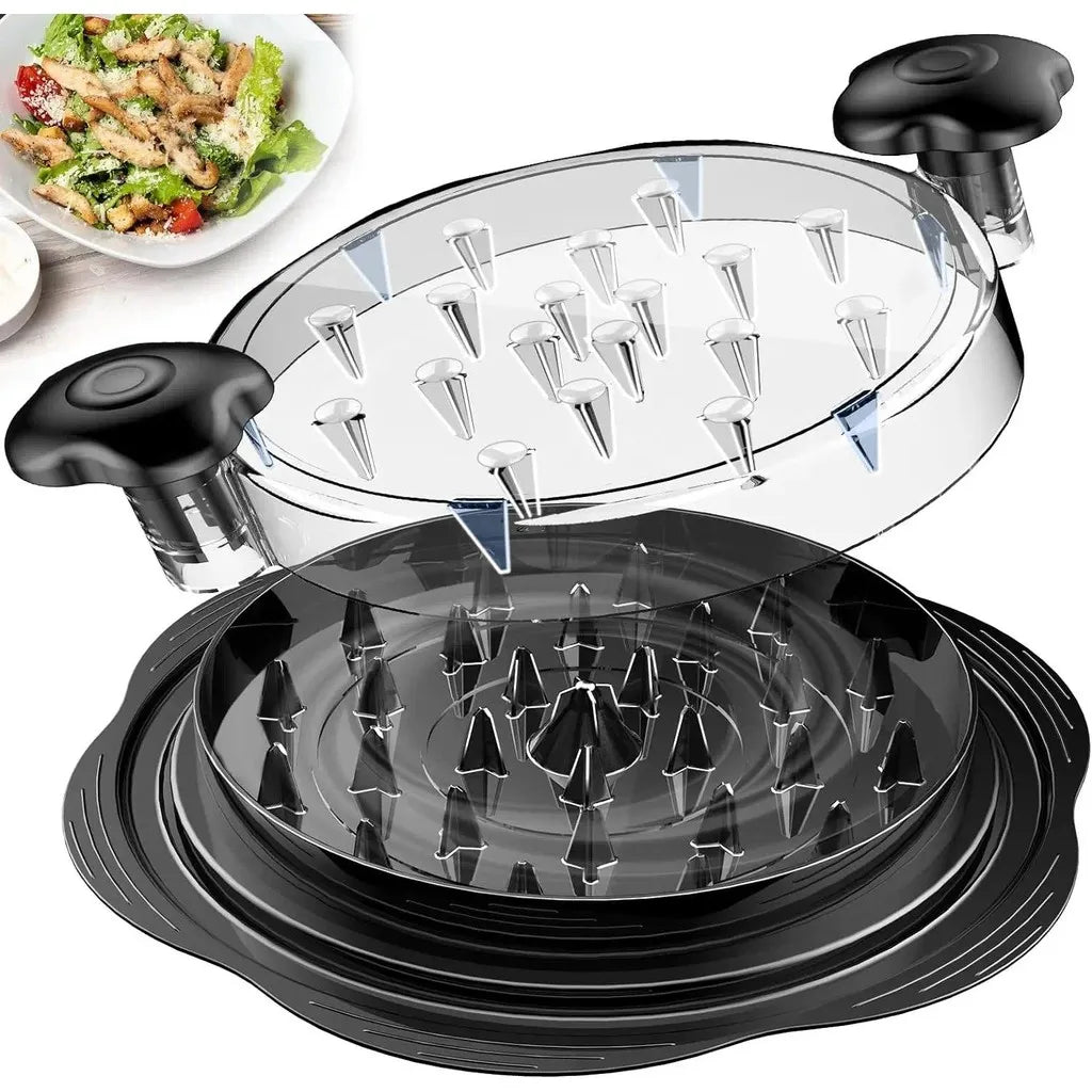 Upgraded Chicken Shredder with Transparent Cover