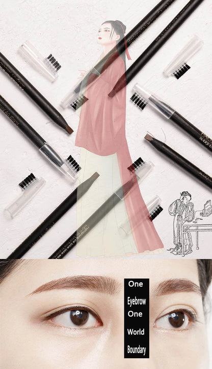 Pull Eyebrow Pencil Black Makeup High Quality Wild Line