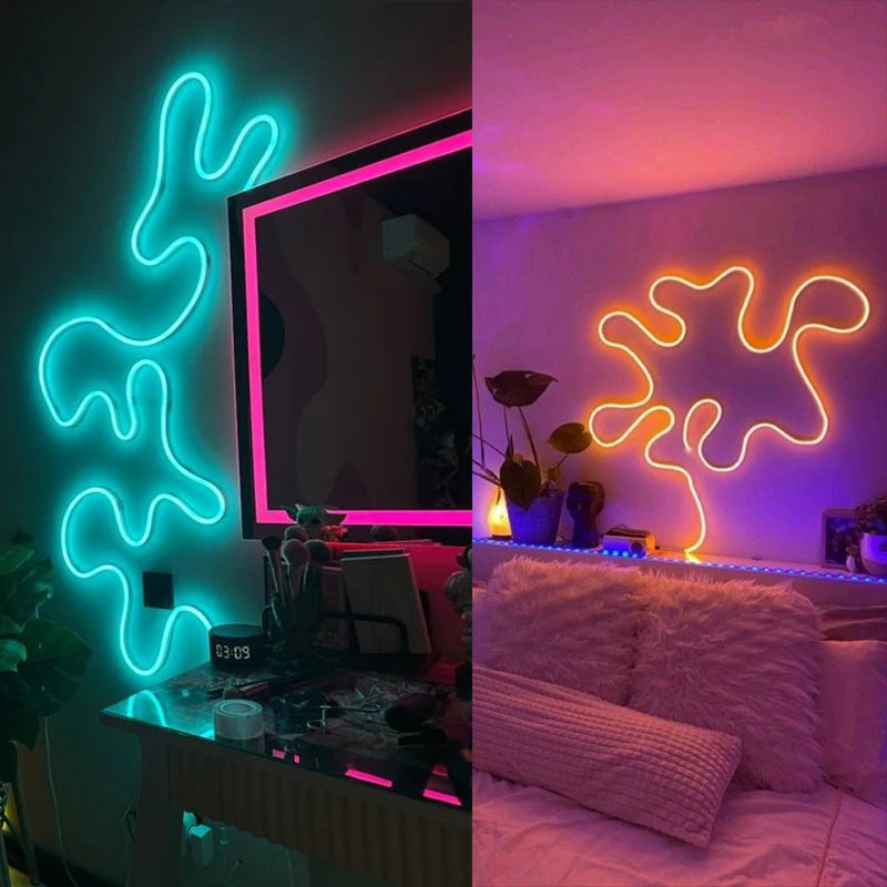 USB LED Neon Rope Lights, RGB Led Strip Lights