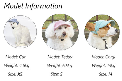 Fashion Big Dog Baseball Cap Durable Corduroy Sun Hat