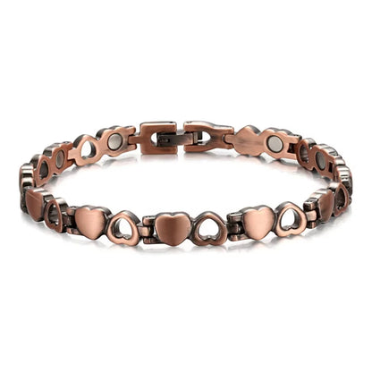 Lucky  Magnetic Therapy Bracelet for Women; Adjustable Copper