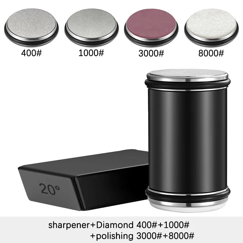 Rolling Knife Sharpener Double Sided Diamond Sharpening Stone