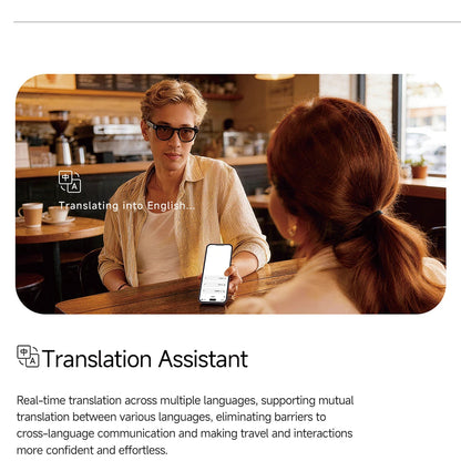 NEW MT5 Ultra AI Smart Glasses Real-time Translation Glasses