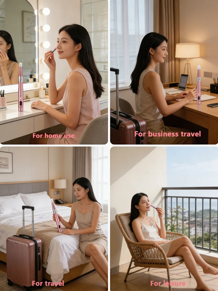 Rechargeable Portable Electric Facial Massager Lightweight