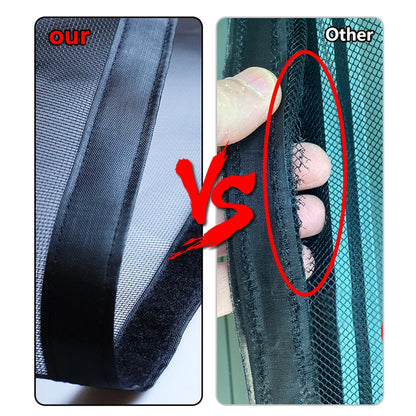 Magnetic Door Screen Insect Mosquito Net Curtain Black Fly