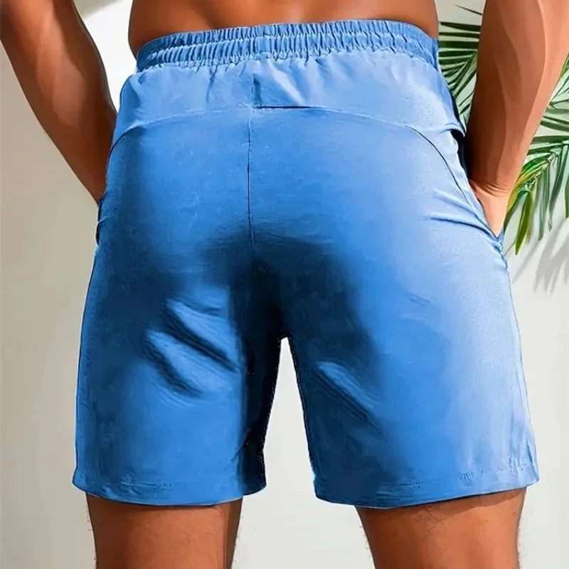 Summer Shorts Men Gym Sport Running Squat Fitness Workout