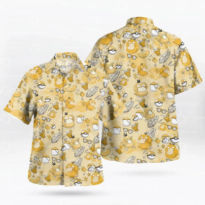 SUMMER New Snorlax Hawaiian Shirt Tropical Anime Aloha Shirt