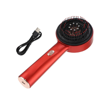 Electric Massage Comb Vibration Red Light Therapy Hair Growth