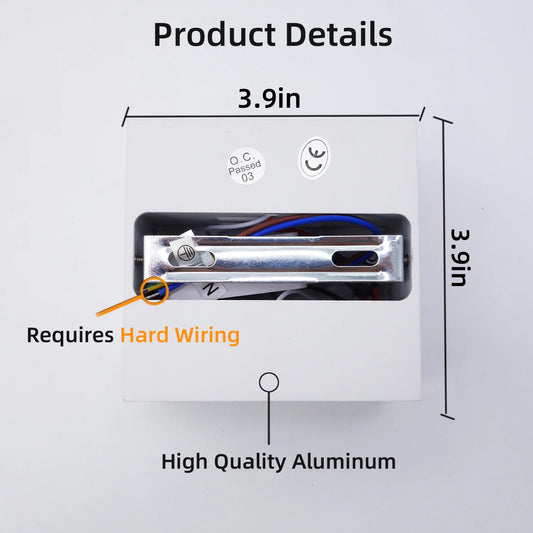 LED Wall Sconces 6W Modern Indoor Wall Lamp,