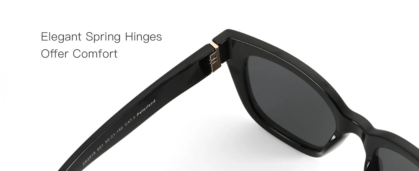 ZENOTTIC Retro Square Polarized Sunglasses for Women