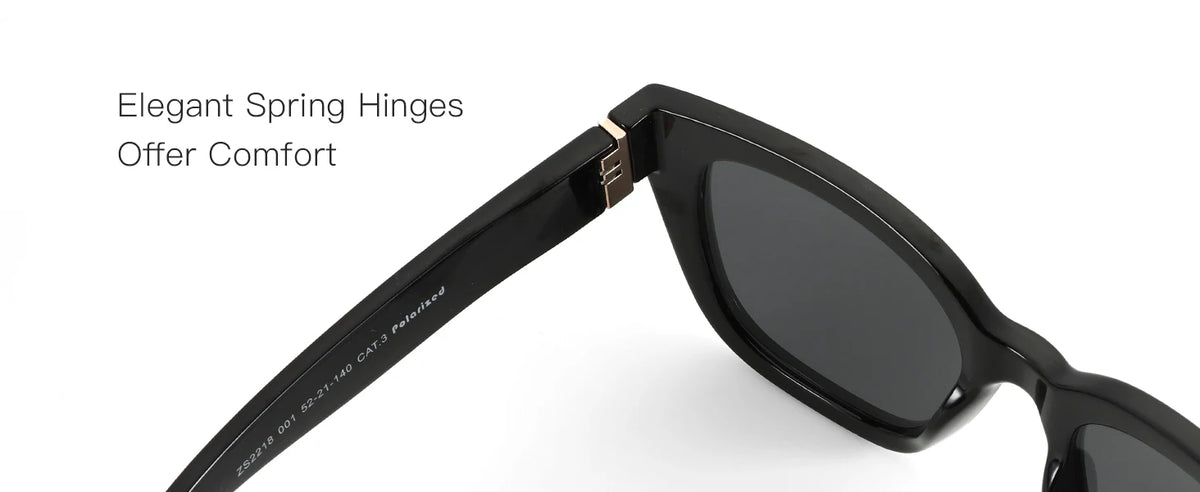 Retro Square Polarized Sunglasses for Women Vintage Sun Glasses