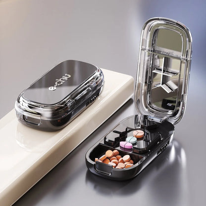 New Quartering Pill Cutter Storage Box Medicine