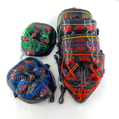 Halloween Party Supplies Luminous LED Purge Mask