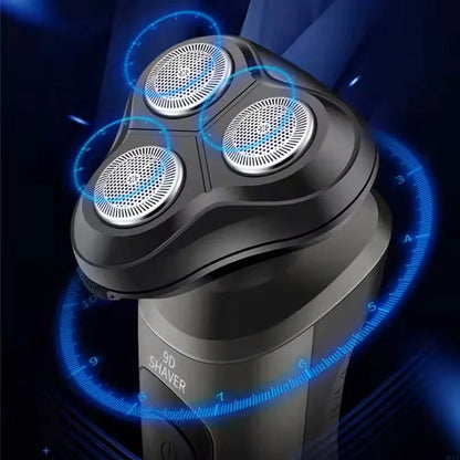 New 9D Man Electric Razor Face Shaver USB Full-body Trimmer