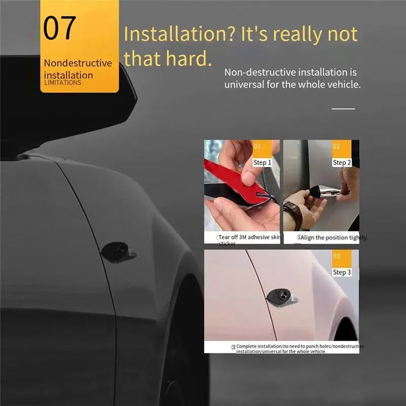 1Pair AHD 1080P HD Car Blind Spot Camera Universal