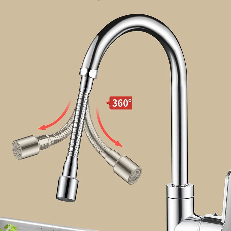 Stainless Steel Universal 1080° Rotation Faucet Sprayer
