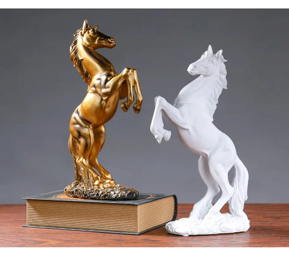 Home Resin Victory Horse Statue Animal Figurines