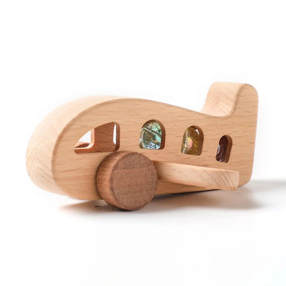 Wooden Birthday Train Toy Simulated Train Toy Model