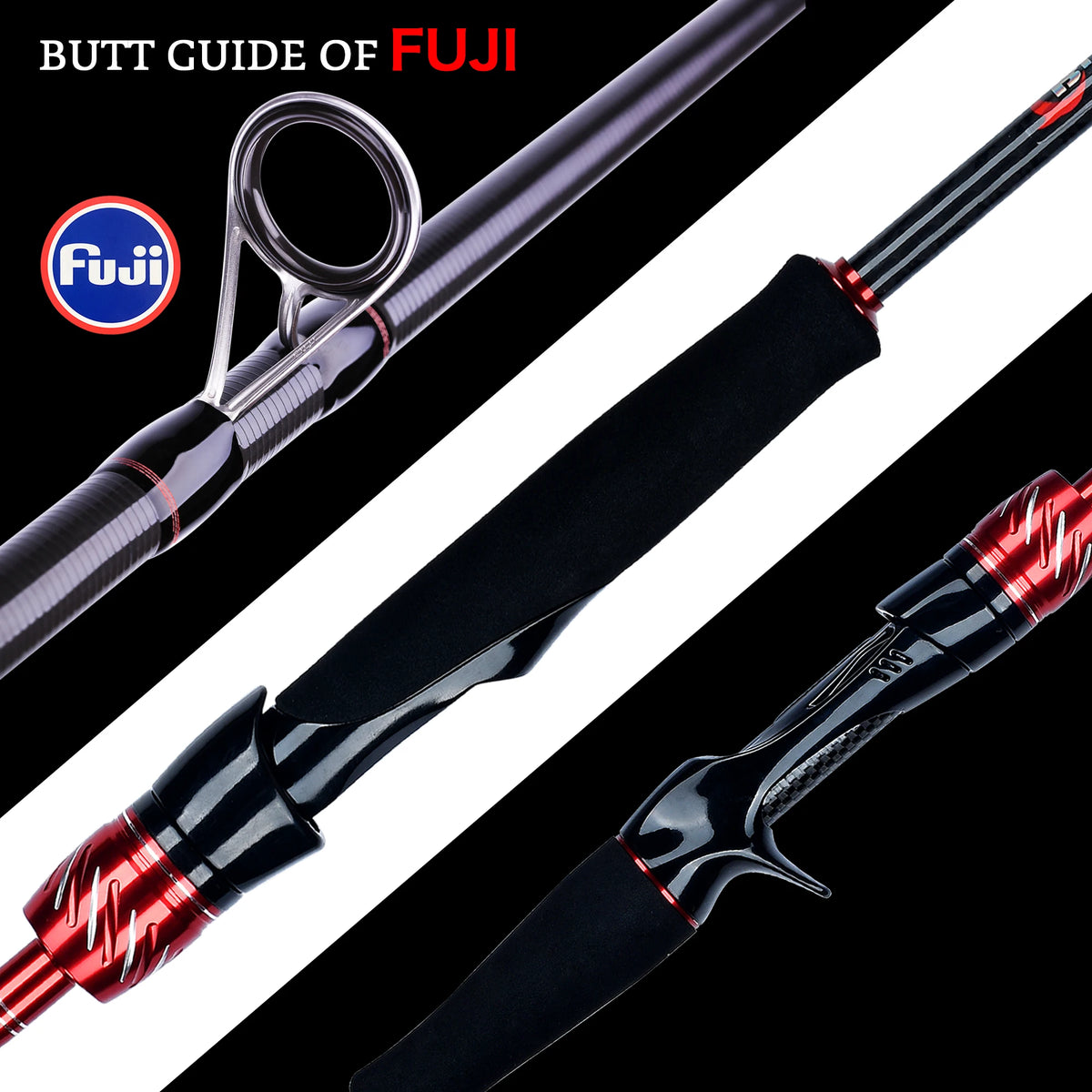 Carbon Fishing Rod for Travelers Baitcasting