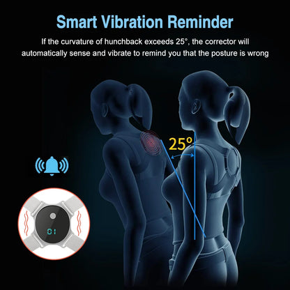 Smart Electric Posture Corrector Back Brace Support Belt