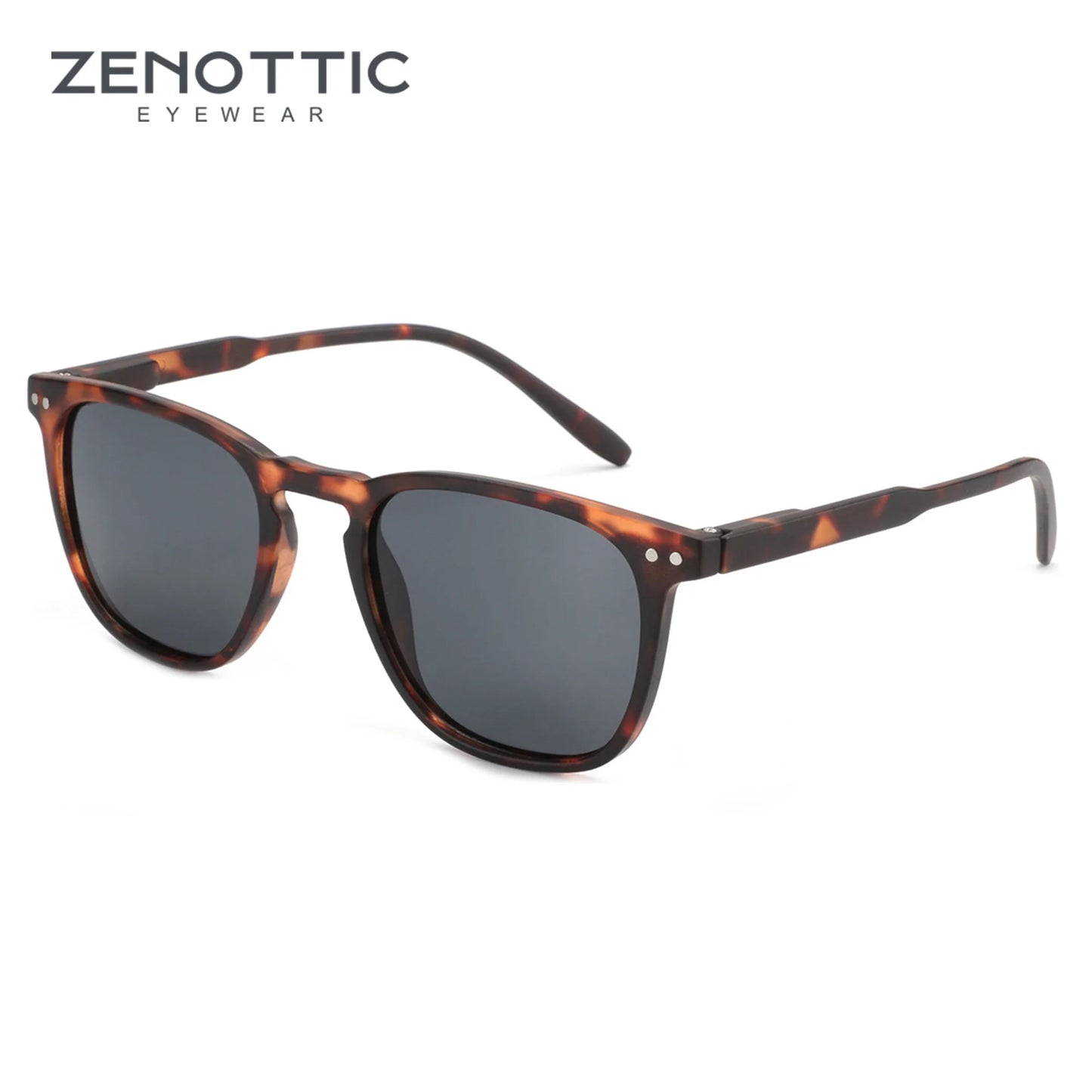Retro Small Round Polarized Sunglasses Men Women Lightweight