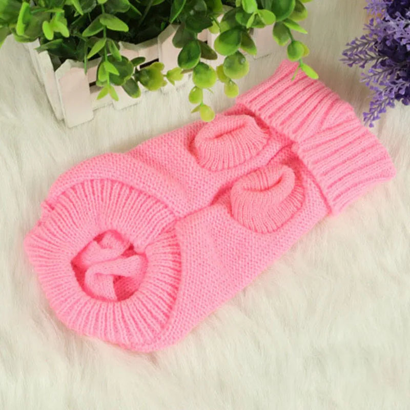 Dog Winter Clothes Knitted Pet Clothes Pet Sweater