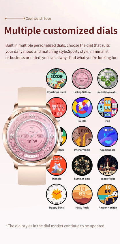 New Smart Watch For Women Gift 1.32 Inch Full Touch Screen