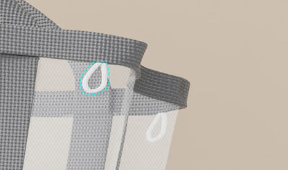 Nylon Mesh Laundry Basket Portable Dirty Clothes Organizer