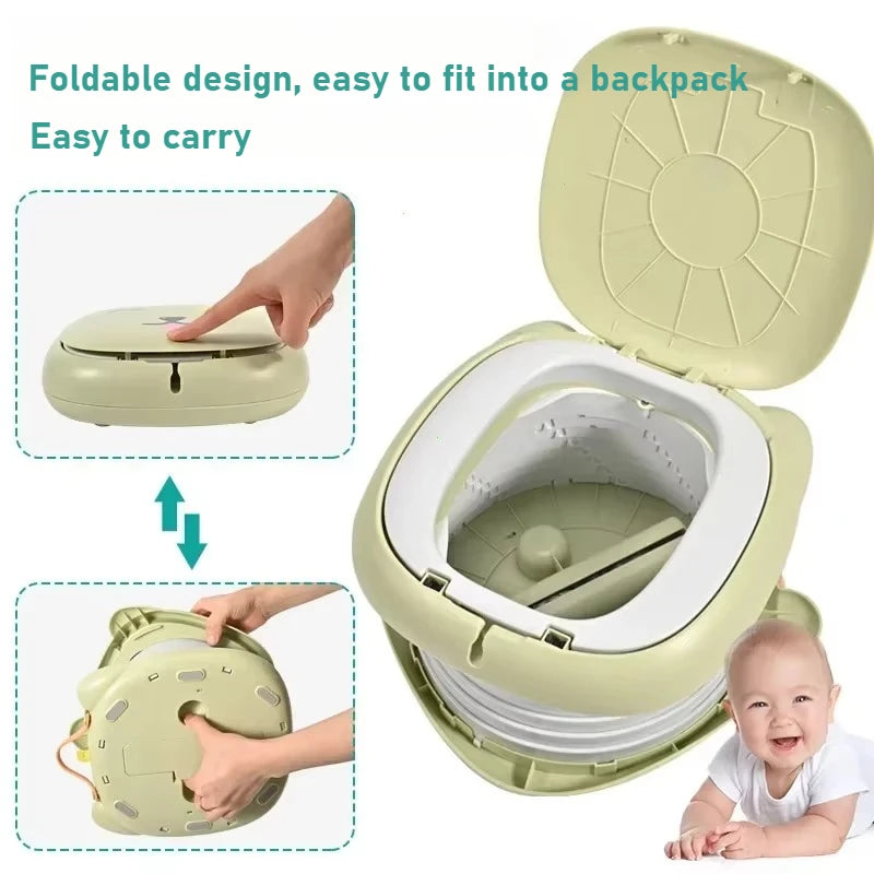 Portable Kid Boy Girl WC Toilet Seat Pot Kids Folding Toilet