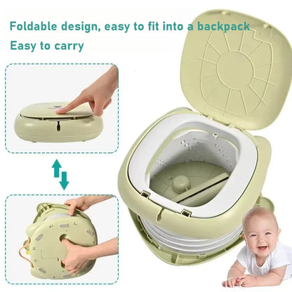 Portable Kid Boy Girl WC Toilet Seat Pot Kids Folding Toilet