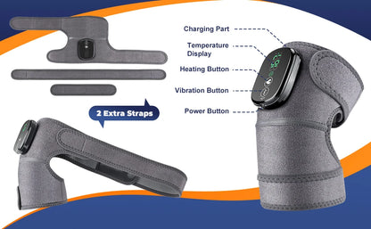 3-in-1 Heated Vibration Knee Massager