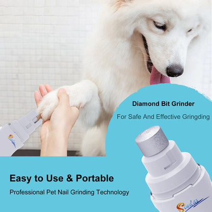Dog Nail Grinder USB Rechargeable Electric Pet Paws Clipper