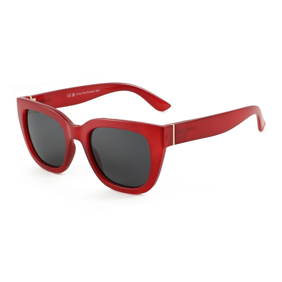 Retro Square Polarized Sunglasses for Women Vintage Sun Glasses