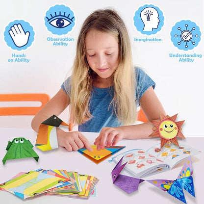 Origami Kit with 30/96 Sheets Paper & Guide Book