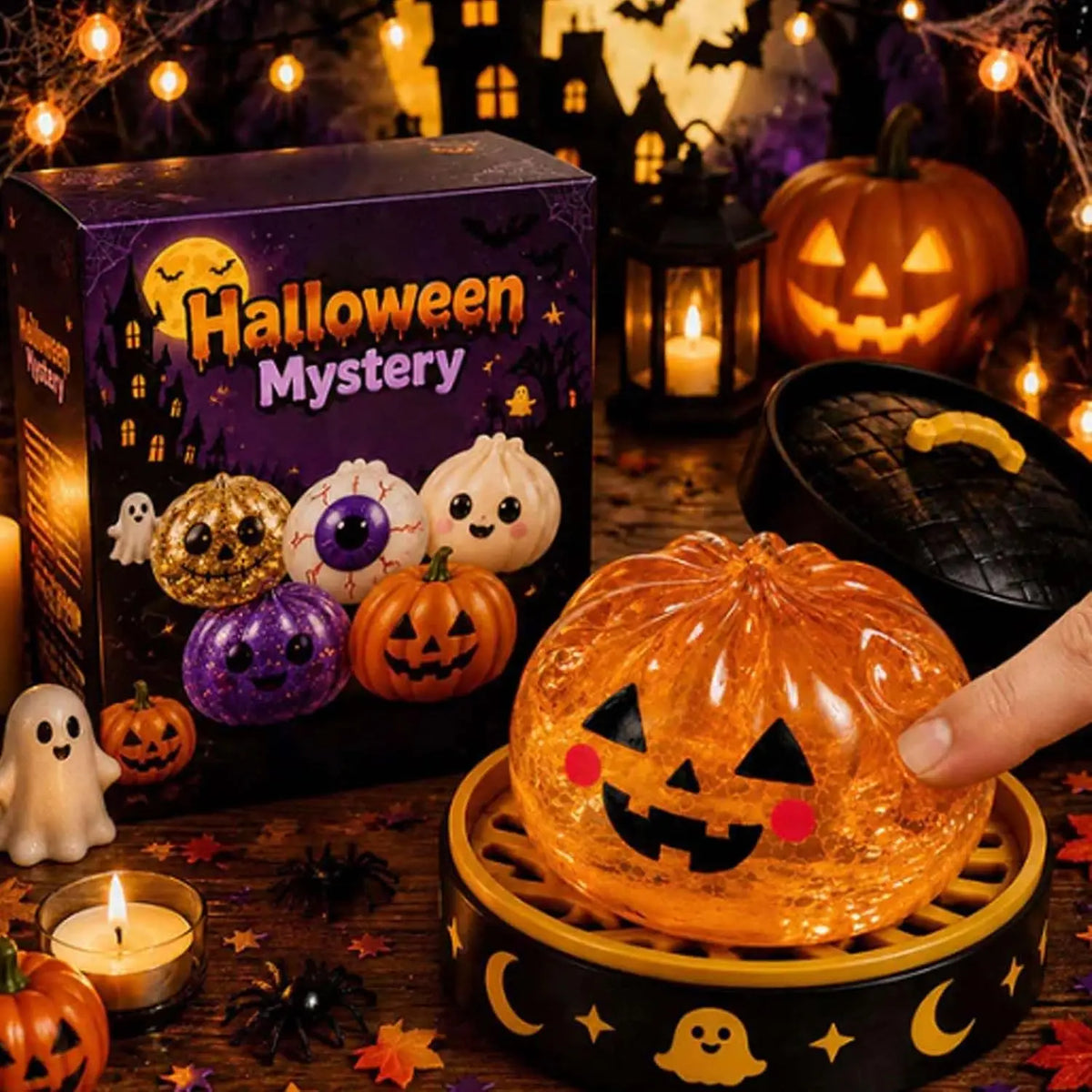 Halloween Dumpling Squeeze Squishy Toy Fidget Toy
