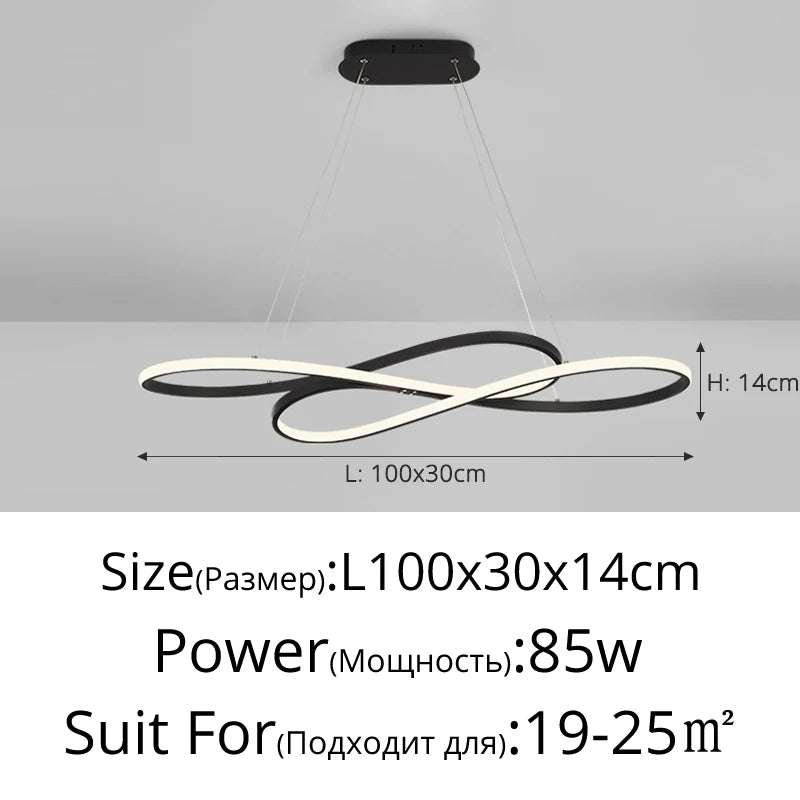 Nordic Simple LED Restaurant Pendant Lights Creative Light