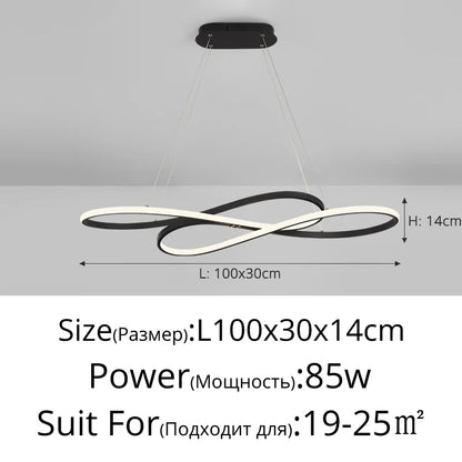 Nordic Simple LED Restaurant Pendant Lights Creative Light