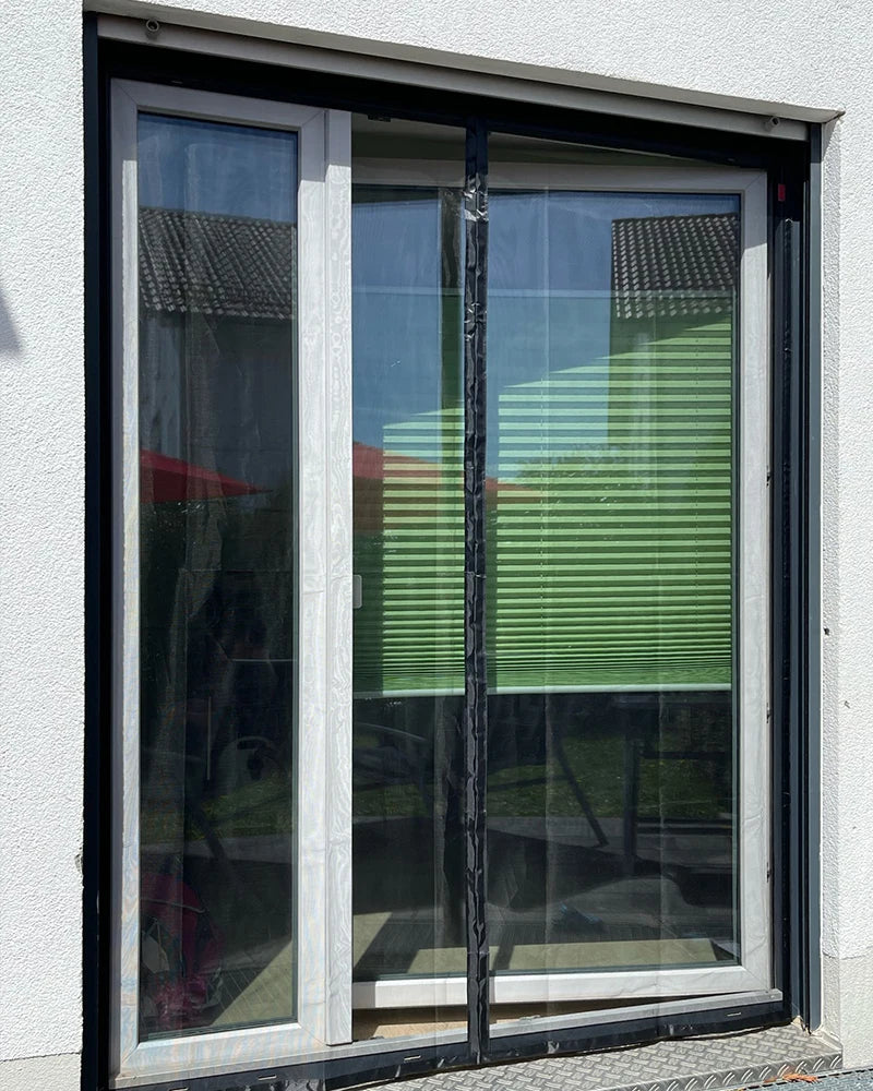 Magnetic Door Screen Insect Mosquito Net Curtain Black Fly