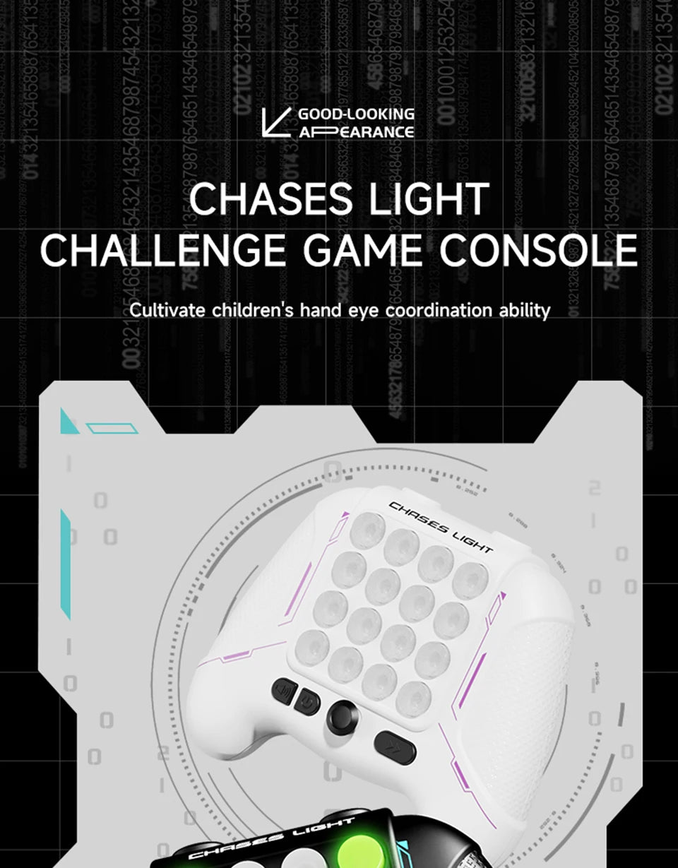 Electronic Pop Light Up Game Handle Toys for Children