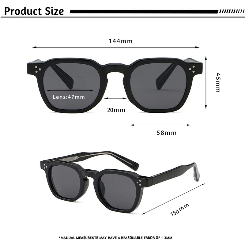 New Retro Punk Men Sunglasses Personalized Design