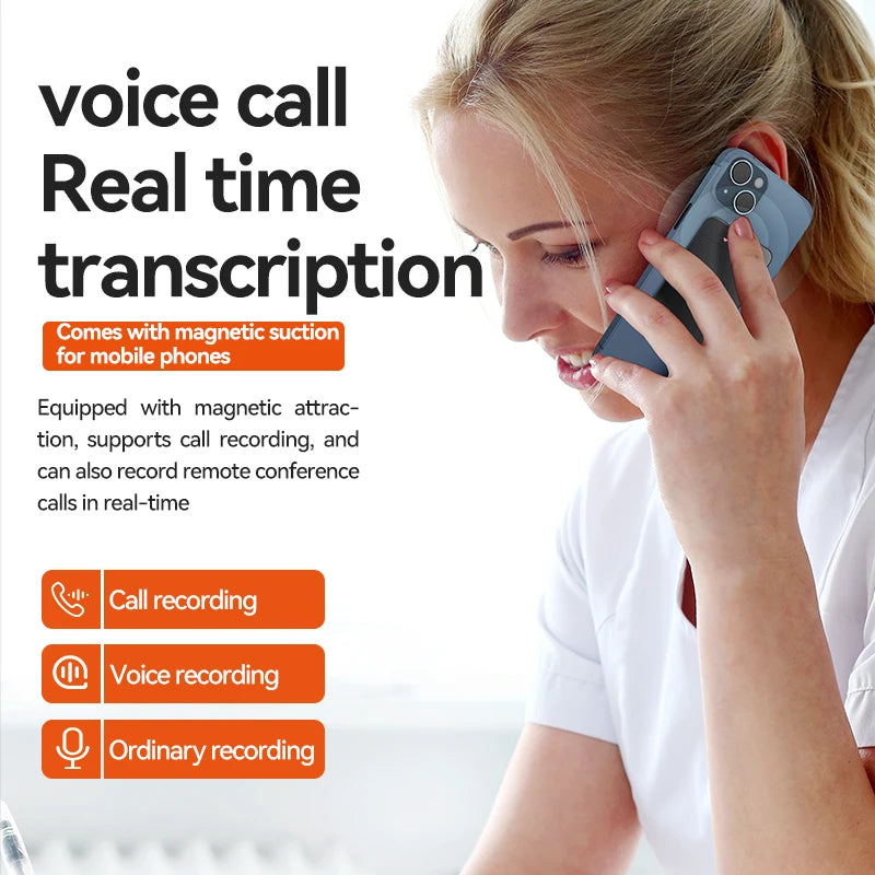 AI Powerd ChatGPT-4 App Phone Call Mini Audio Voice Recorder