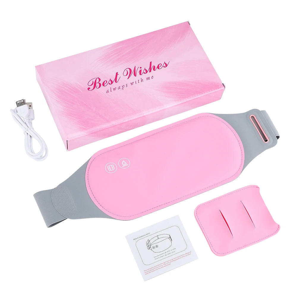 Portable Heated Massage Belt Menstrual Pain Relief