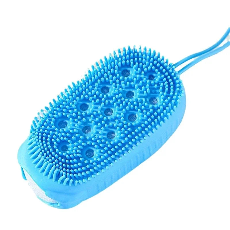 Double Side Silicone Bubble Bath Body Brush