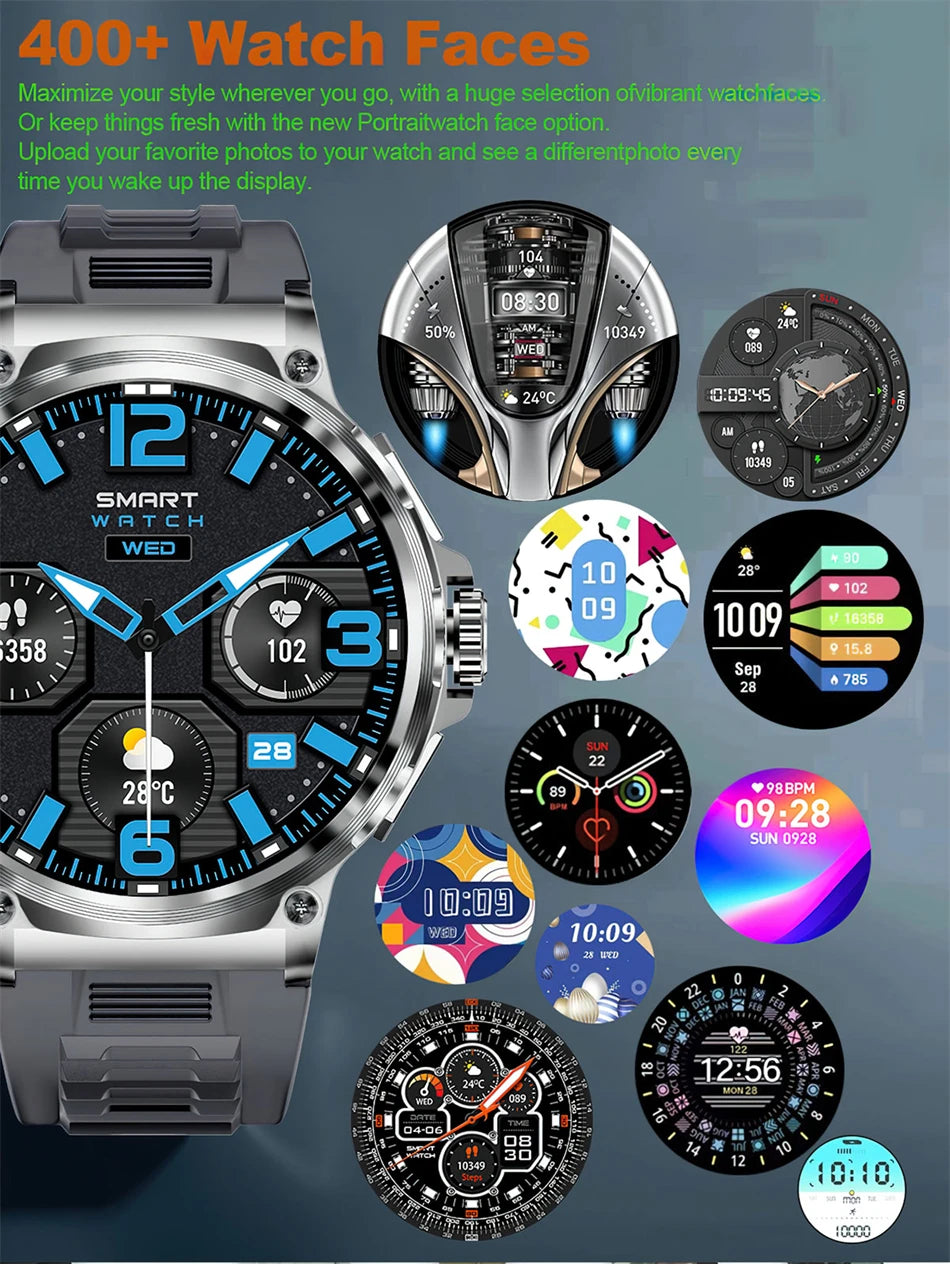 New Military GPS V69 Smart Watch Men 1.85 inch 710 mAh