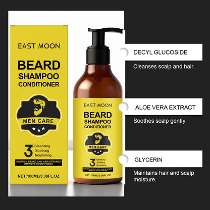 Natural Plant Extract Hair Care Set For Men 2in1 Beard Care