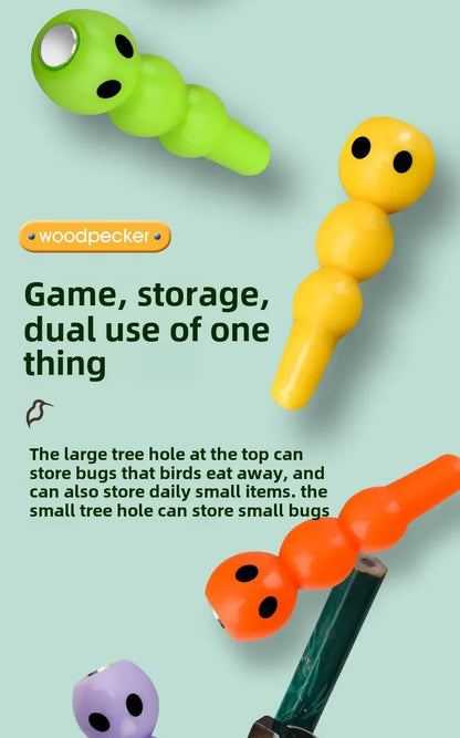 Woodpecker puzzle Toys Catching Insects Small Game